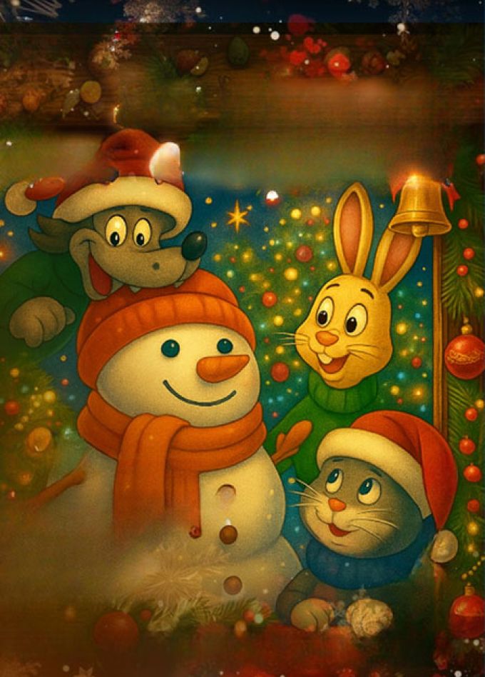 За окном уже сугробы